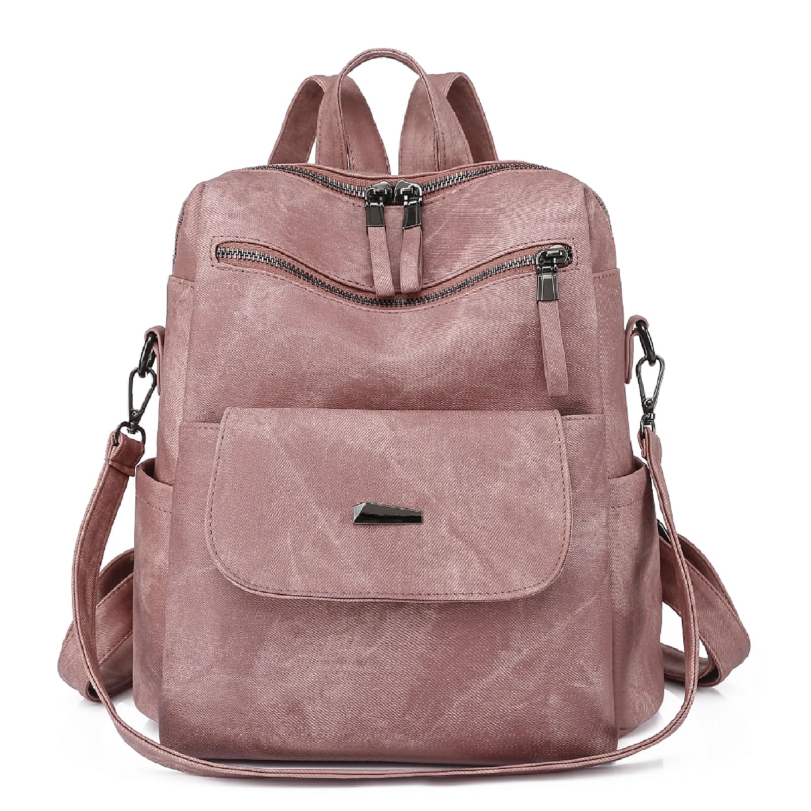 PALAY® PU Leather Backpack for Women Travel Backpack Fashion Pink Casual Shoulder Backpack Soft PU Backpack Briefcase Travel Bag Sling Bag Handbag for Men Women PALAY® PU Leather Backpack for Women Travel Backpack Fashion Pink Casual Shoulder Backpack Soft PU Backpack Briefcase Travel Bag Sling Bag Handbag for Men Women